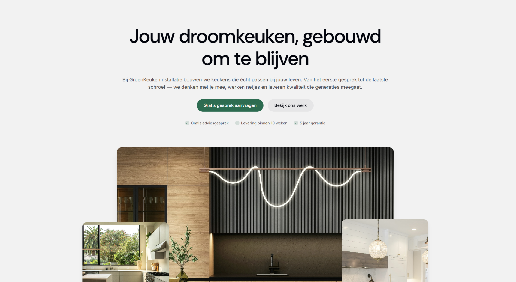 Groen Keuken Installatie preview